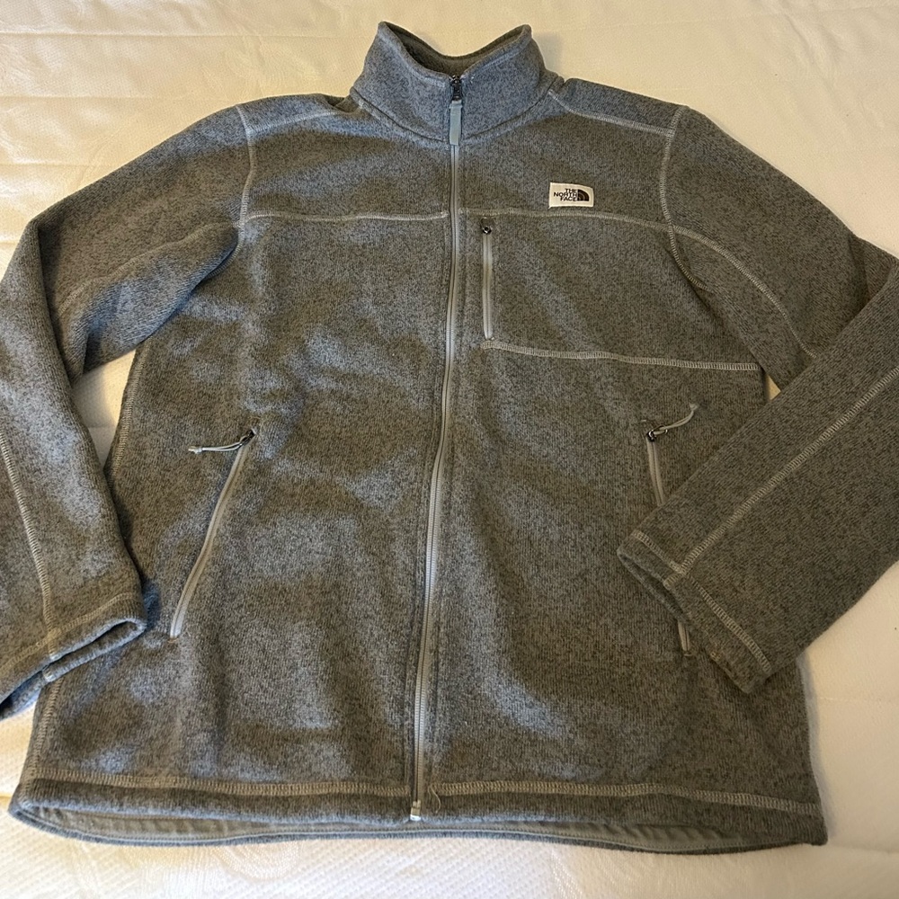 The North Face Gordon Lyons Mens Gray Full-Zip Jacket